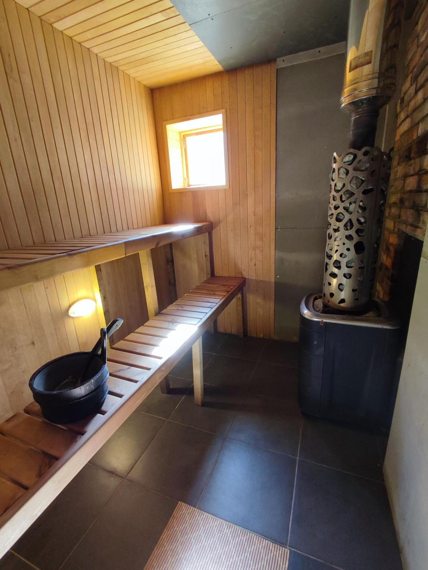 Modern Sauna Cabin In Horse Ranch Liyeplauke Εξωτερικό φωτογραφία